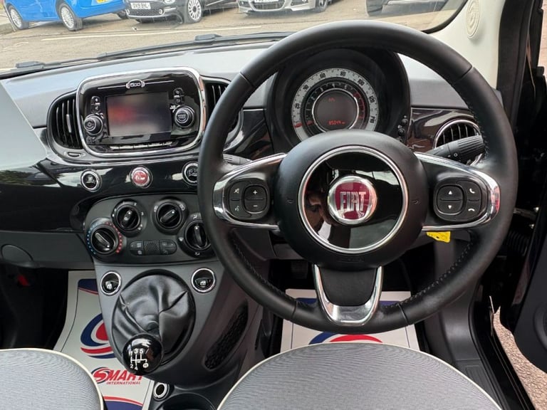  Fiat 500 1.2 Lounge Black 3dr Hatch Petrol