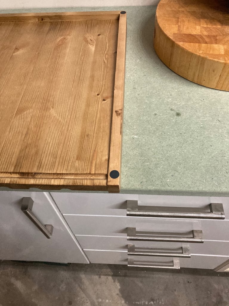 Wooden draining board large - Belfast, butler sink, New