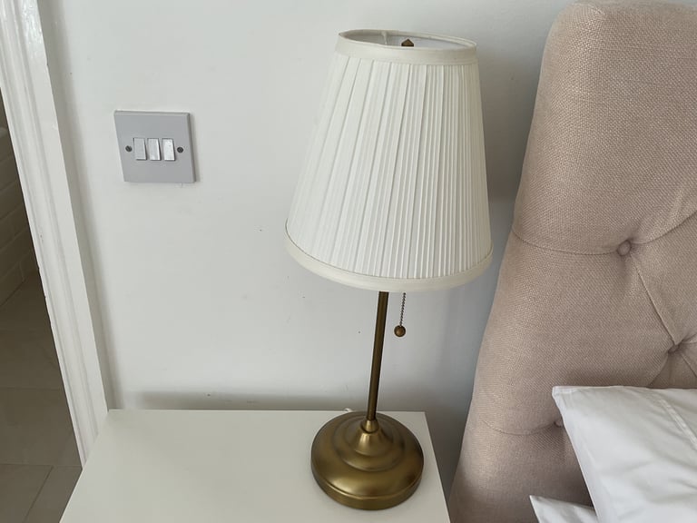 2 IKEA Brass lamps 