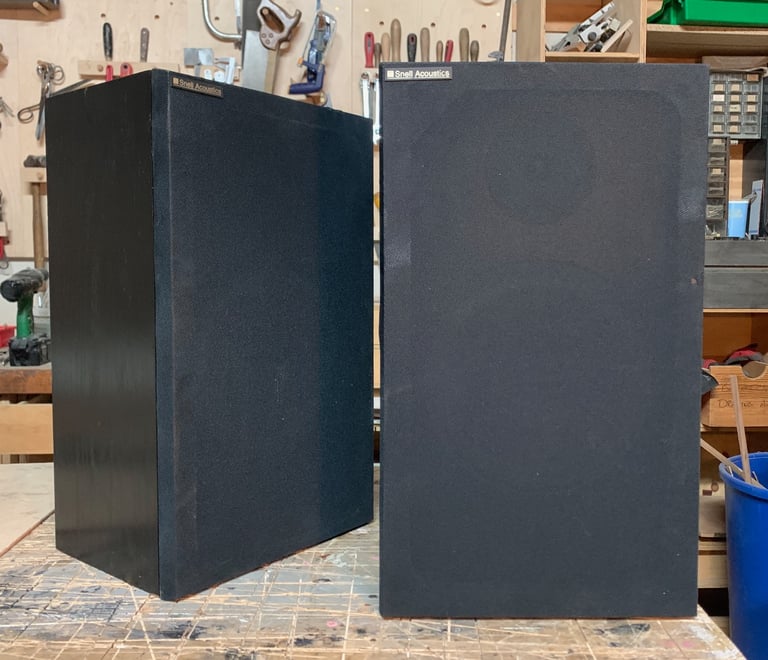 Snell Type K Speakers. Re-foamed and re-capped