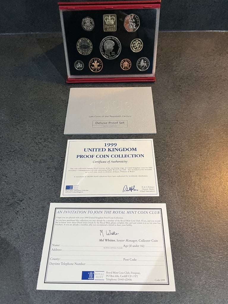1999 Coin Deluxe Proof Set 