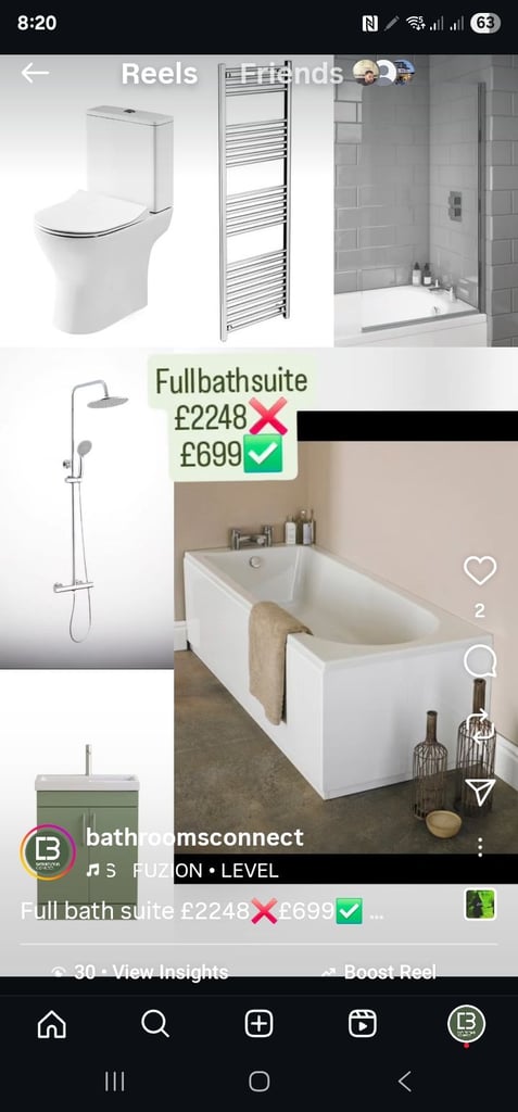 image for Full bathroom suite