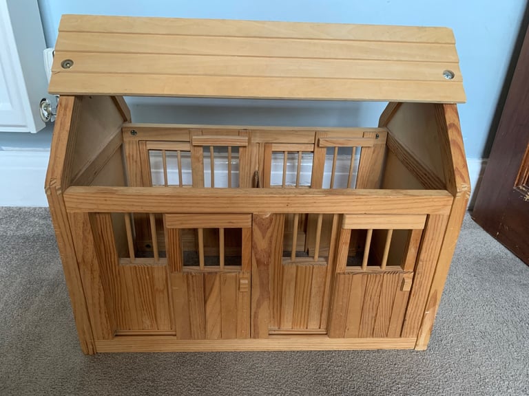 Wooden horse stable