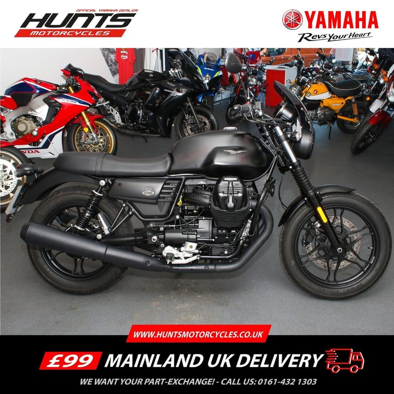 2020 '20 Moto Guzzi V7 750 III Stone. 1 Owner. JUST 823 MILES FROM NEW. £6,495