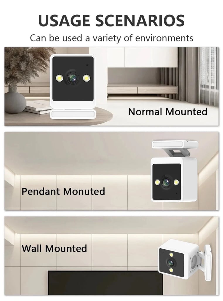 2025 Wifi Smart Camera 2MP 1080P HD IP Night Vision Home Security 2way Audio NEW