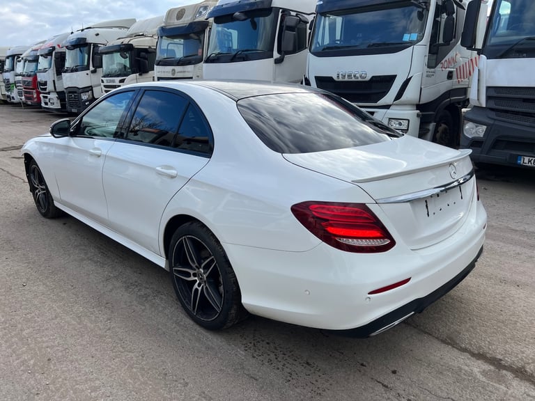 2018 MERCEDES BENZ E CLASS AMG LINE 2.0 DIESEL WHITE AUTO DAMAGED SALVAGE CAT N 
