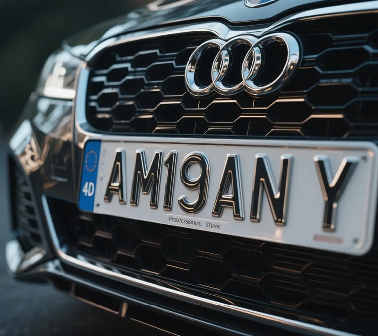 Private number plate 