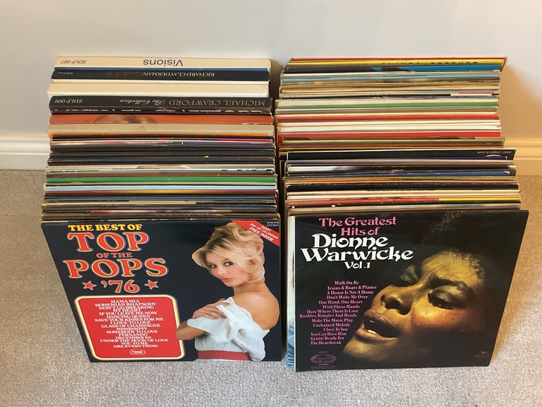 0ver 100 Vintage Vinyl Albums Mixed Artists Mixed Genres