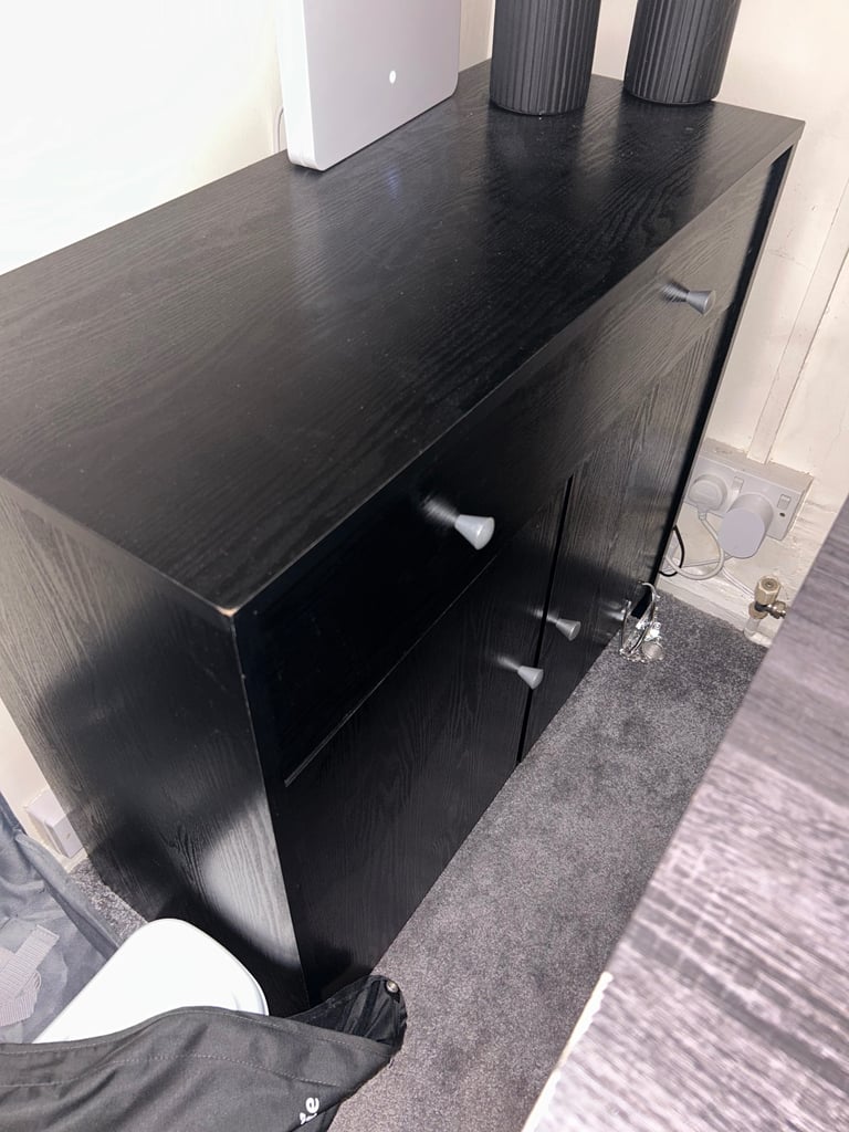 image for Black filing cabinet/dresser 