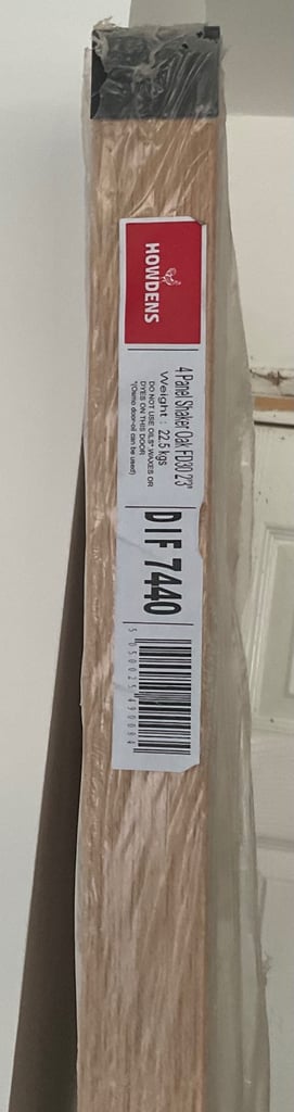 Howdens oak door £60