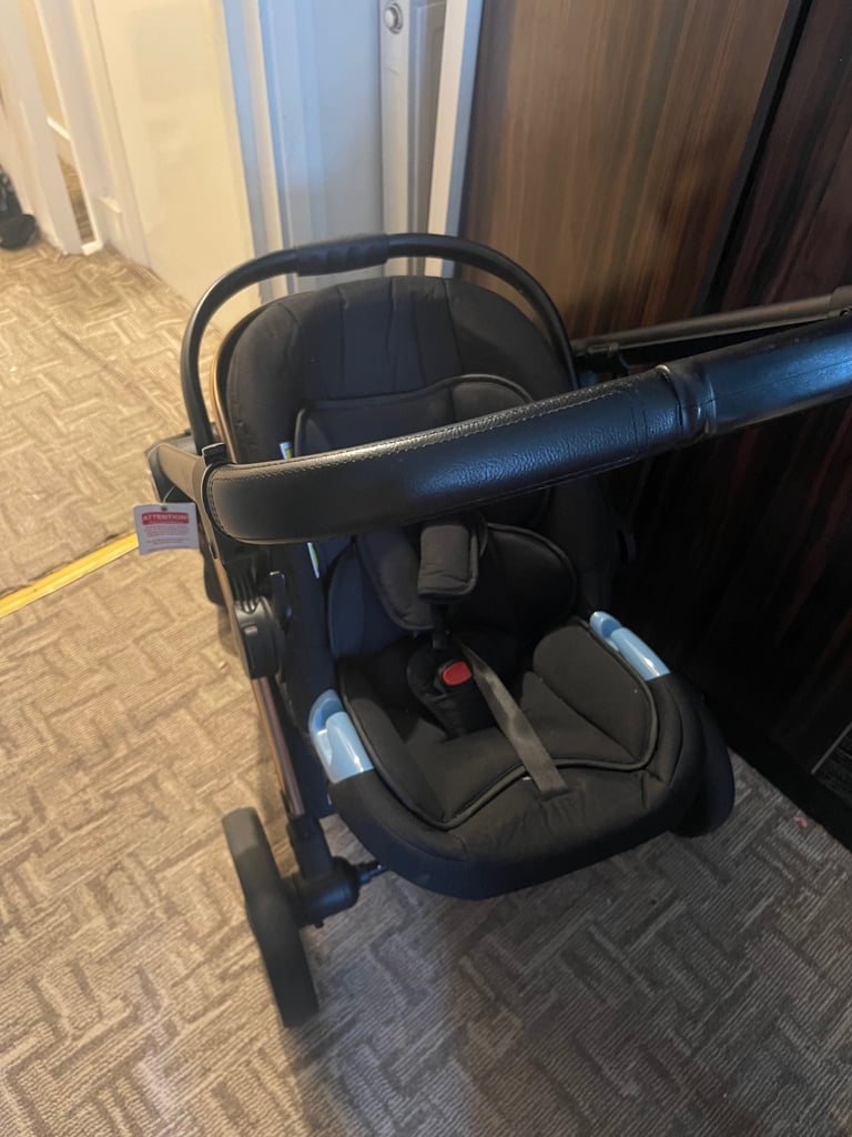 Baby buggy rose gold