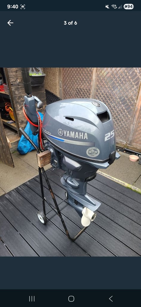 image for Outboard yamaha 25hp efi short shaft/px for fish finder 