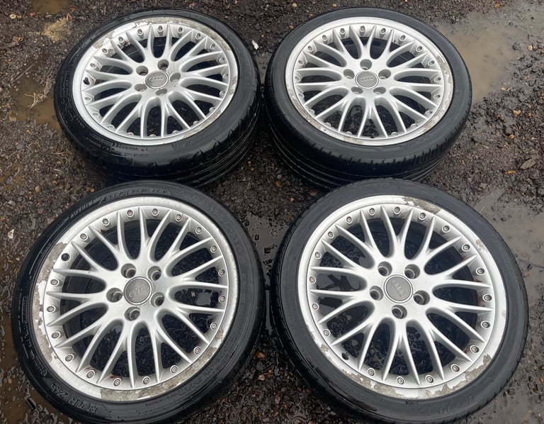 image for ORIGINAL SPEEDLINE AUDI, VW, SKODA 18” 5x112 7.5J ALLOY WHEELS, split rims with tyres