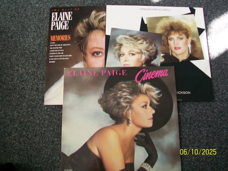 image for Vinyl Albums Elaine Paige