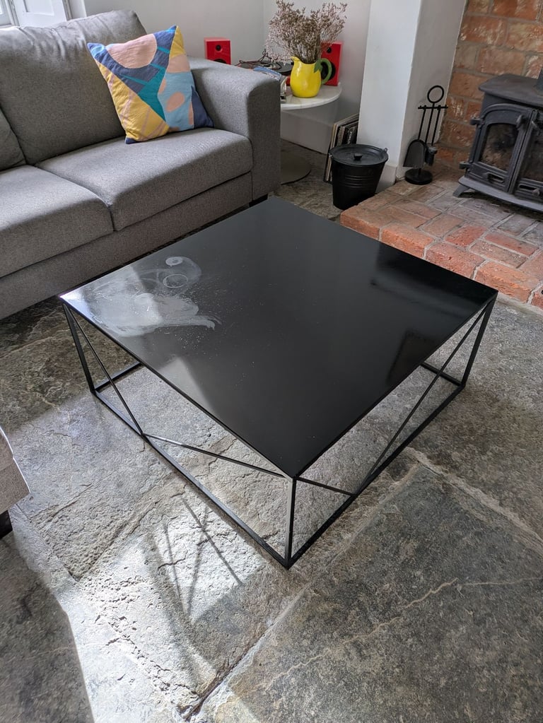 Black Metal Coffee Table