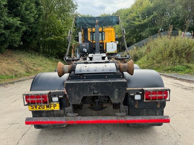 2020 20 DAF CF 450 E6 8x4 Multi-Lift Ultima24 hook loader sheet ex council