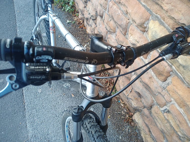 Orange Gringo Silver Aluminium Hard Tail Mountain Bike Hydraulic Brakes