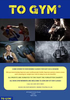 ENTRY-LEVEL BOXING CLASS - TOGYM, TEMPLE FORTUNE, WITH TRAINED EXPERTS