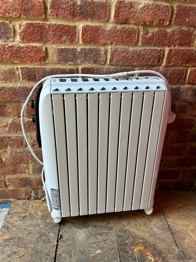 Delonghi Oil Filled Radiator, Dragon 4 2500W Electric Heater TRD41025