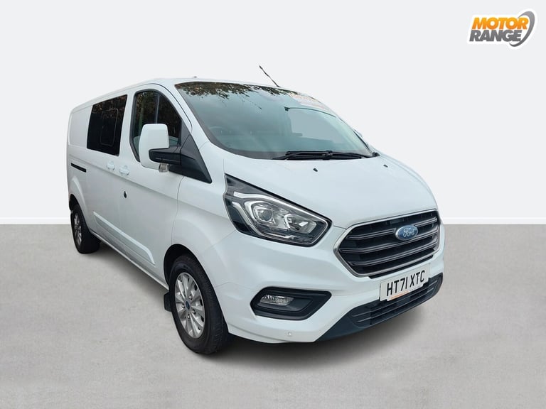 2022 Ford Transit Custom 2.0 EcoBlue 130ps Low Roof D/Cab Limited Van Auto Crew Van DIESEL Automatic