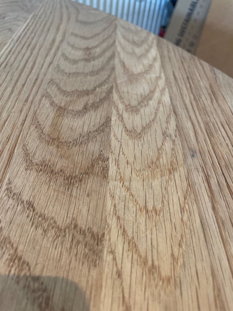 John Lewis Calia Round Oak Dining Table - Great Condtion