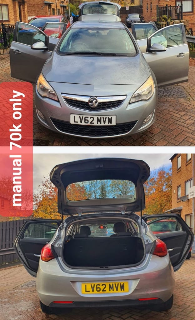 Vauxhall Astra SRI 2012 – 1.6 Petrol – 70k 