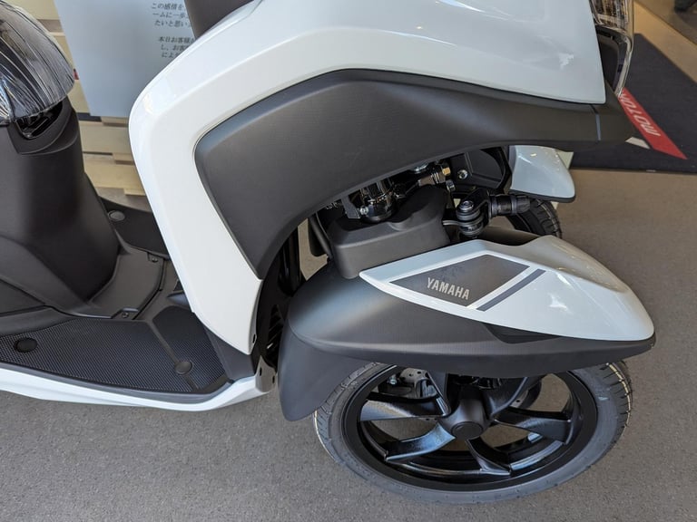 New 2025 Yamaha Tricity 125. Milky White. £4,801 On The Road (No Admin Fees)