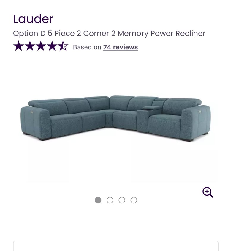 DFS Lauder large corner sofa with extra spec 