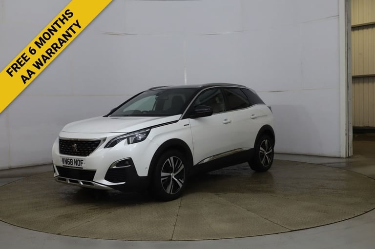 2019 68 PEUGEOT 3008 1.5 BLUEHDI GT LINE SUV 5DR DIESEL EAT EURO 6 (S/S) (130 PS
