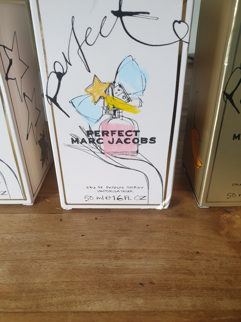 genuine Marc Jacobs Perfect Eau de Parfum 50ml (3 bottles) price is for the 3 new 
