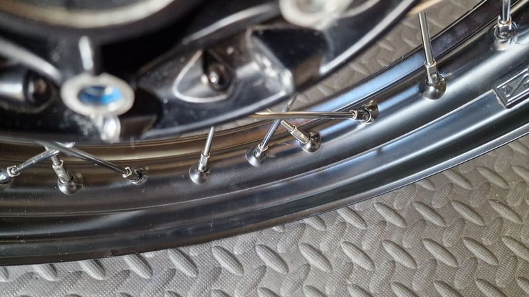 Genuine Triumph Bonneville T120 (Black) Front & Rear wheels