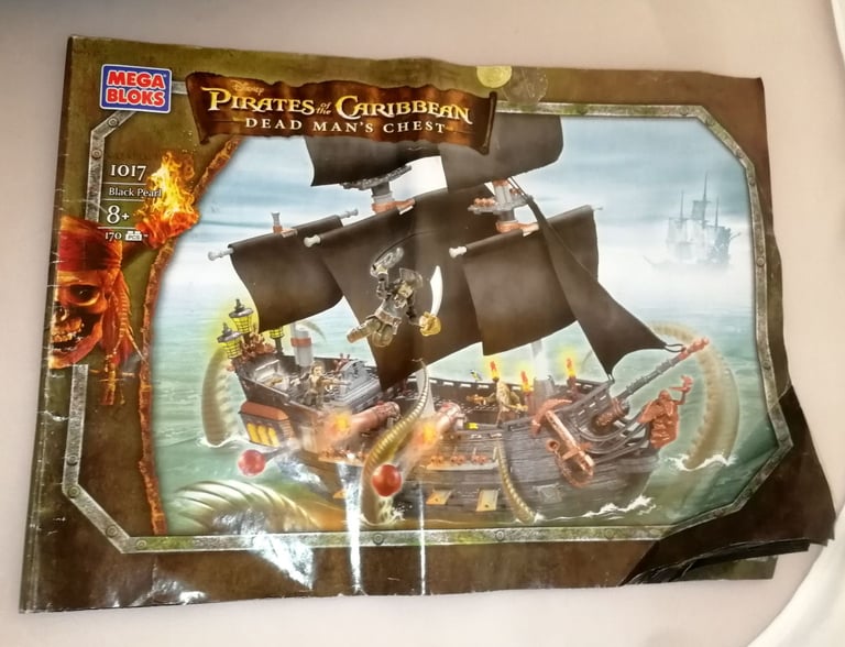 Mega Bloks 1017 Black Pearl Ship Pirates Of The Caribbean Dead Man's Chest