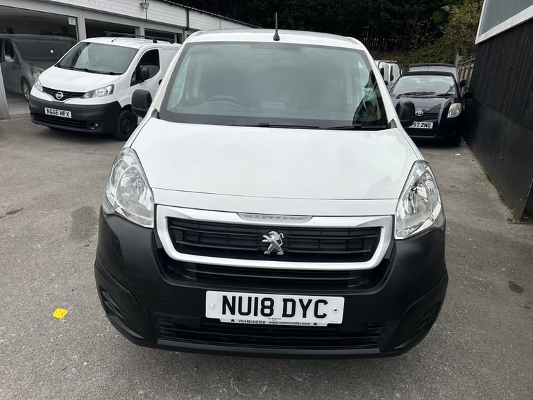 2018 Peugeot Partner 850 1.6 BlueHDi 100 Professional Van [non SS] PANEL VAN Diesel Manual