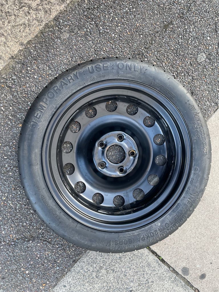 5 stud Space saver spare wheel T125/70/R16 - excellent condition