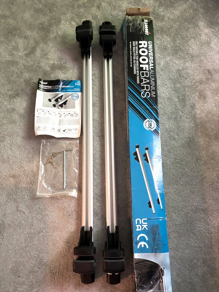Summit 120cm Aluminium Car Roof Bars