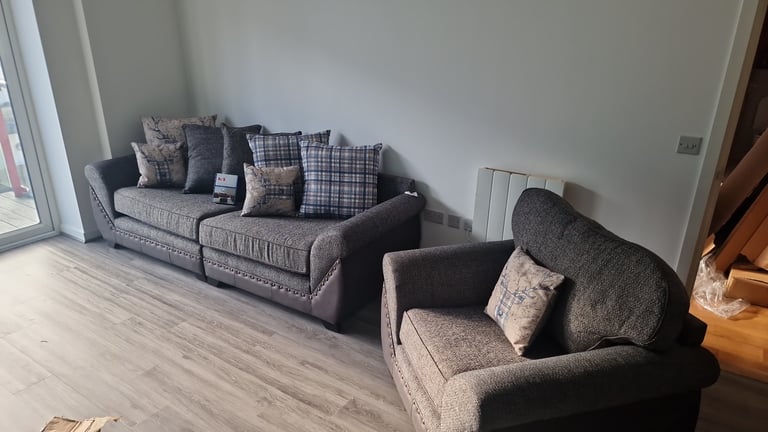 3 seater sofa and single armchair 