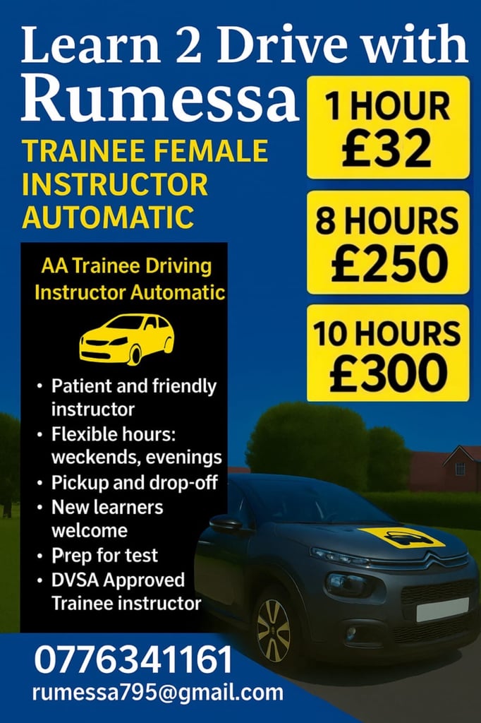 image for Driving lessons from £32