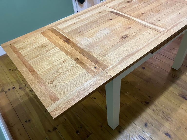 Dining Table - Solid Oak, Extendable, from Furniture Village