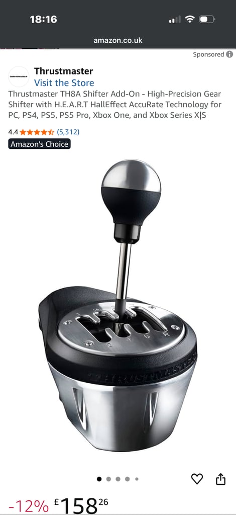image for Thrustmaster TH8A shifter 