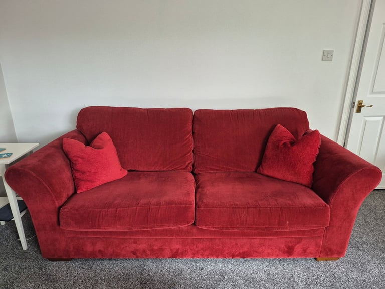Next red sofa