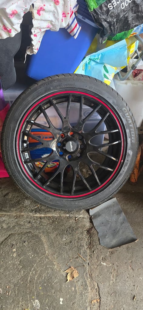 Full set brand new 16" alloys multi fit 108x4 100x4 fit Vauxhall/mini/renault/Peugeot plus others