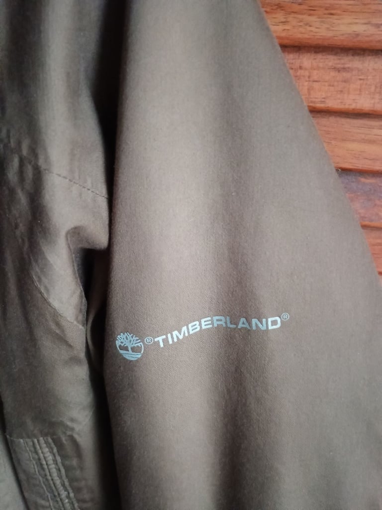Timberland 3 in 1 Jacket with Fleece, Khaki, Large 