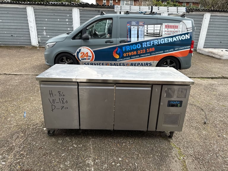 Commercial fridge bench counter cafe undercounter fridge 