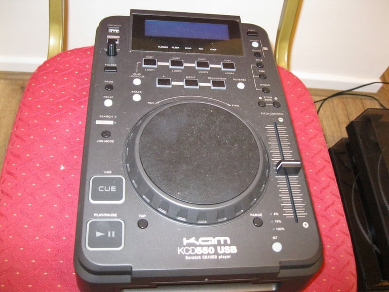 DJ EQUIPEMENT KAM KCD 550 CD SCRATCH CD USB PLAYER CONTROLLER LEICESTER LE4 5DJ