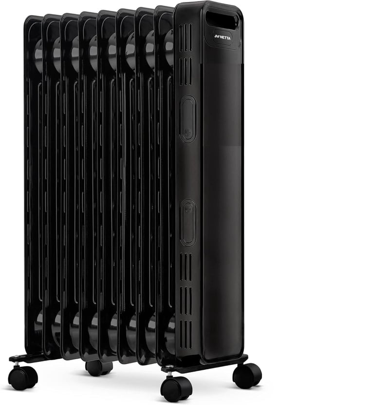 image for NETTA Oil Filled Radiator Heater 2000W
