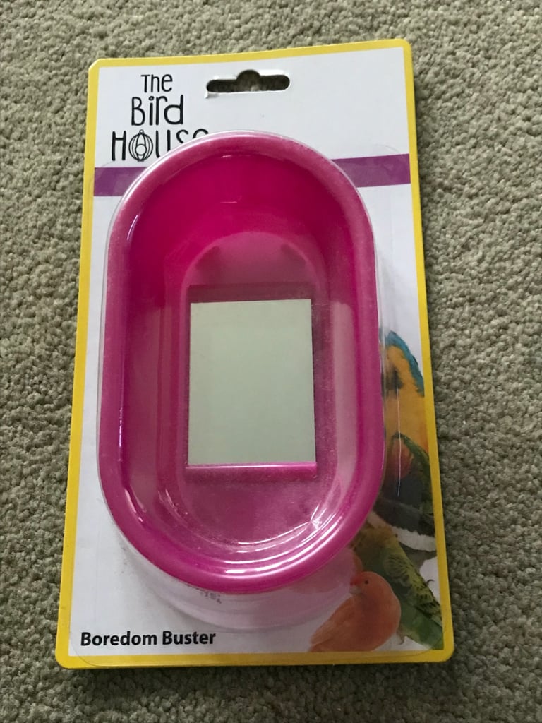 New And Unopened Mirrored Bird Bath