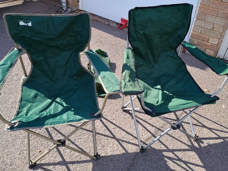 Folding camping chairs