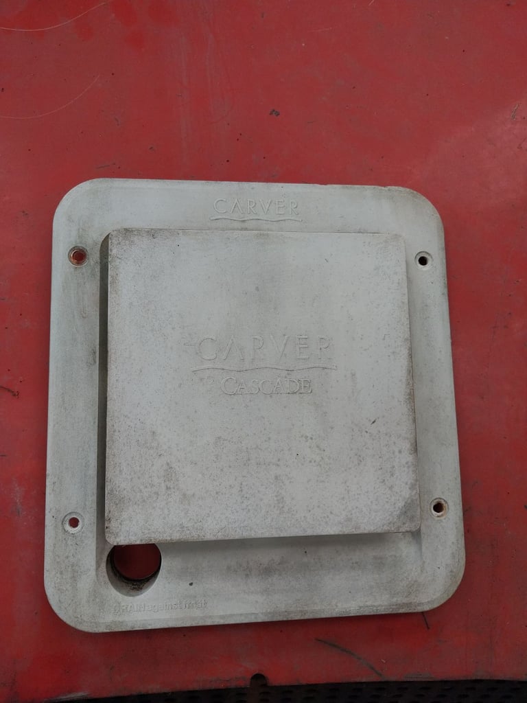 Carver cascade water heater flue cover 