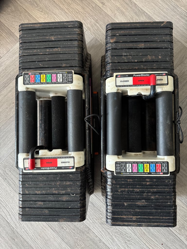 Power Block Adjustable Dumbbells 