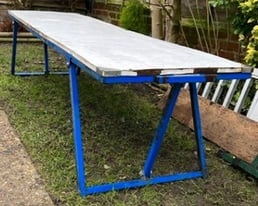Motorcycle Workbench with Loading Ramp